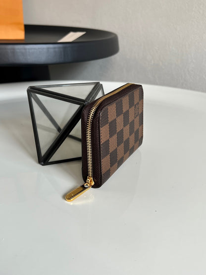 Louis Vuitton Zippy Coin Purse "Damier Ebene Canvas"