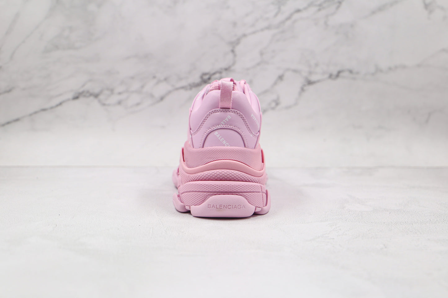 Balenciaga Triple S "Pink-All Over Logo"