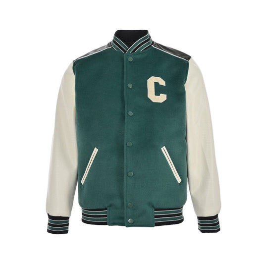 Celine Varsity Jacket "Green-White"
