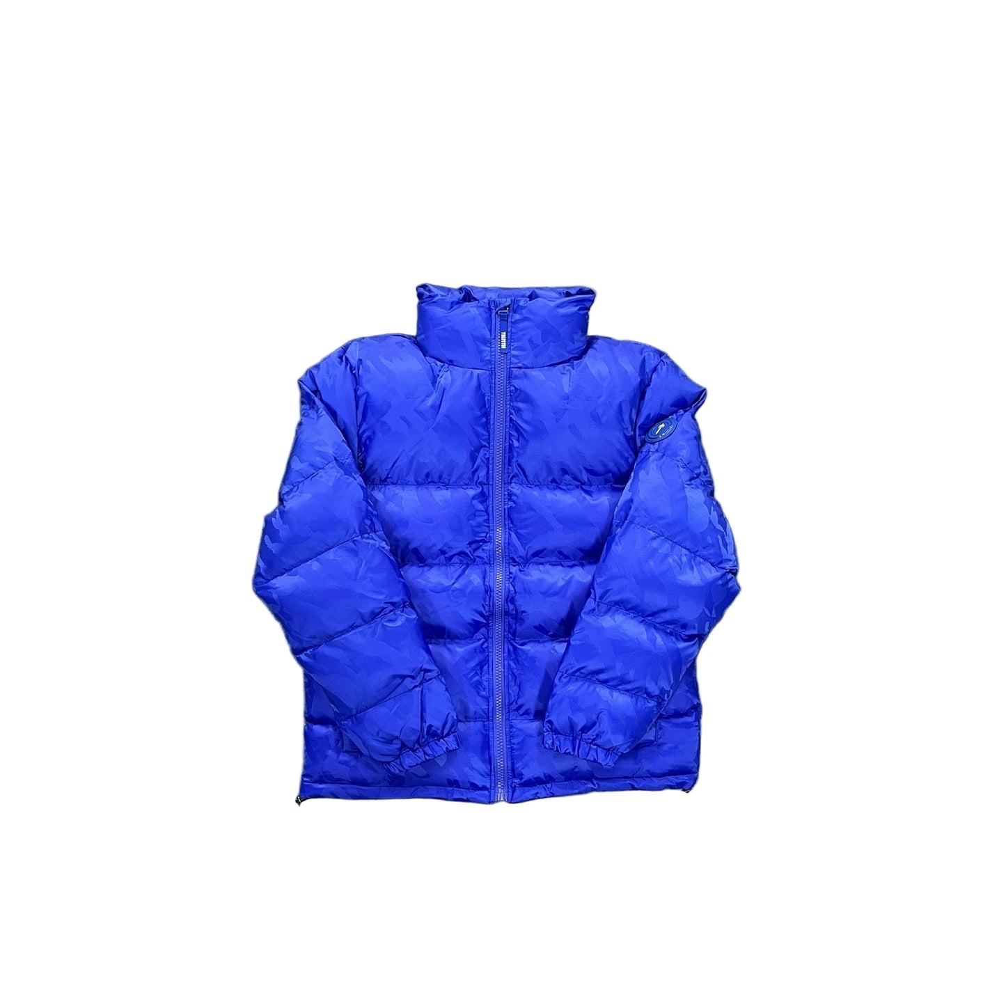 Trapstar Irongate Jacquard Down Jacket "Blue"