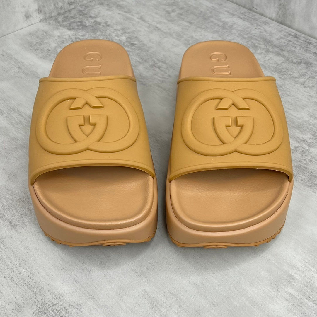 Gucci Slides "Camel Brown"