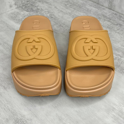 Gucci Slides "Camel Brown"