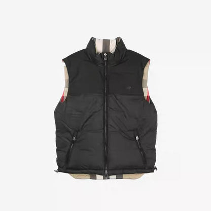 Burberry Reversible Down Vest "Black" and "Beige"