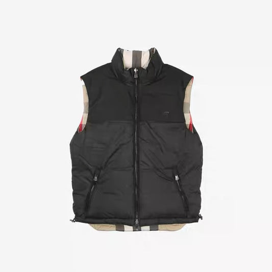 Burberry Reversible Down Vest "Black" and "Beige"
