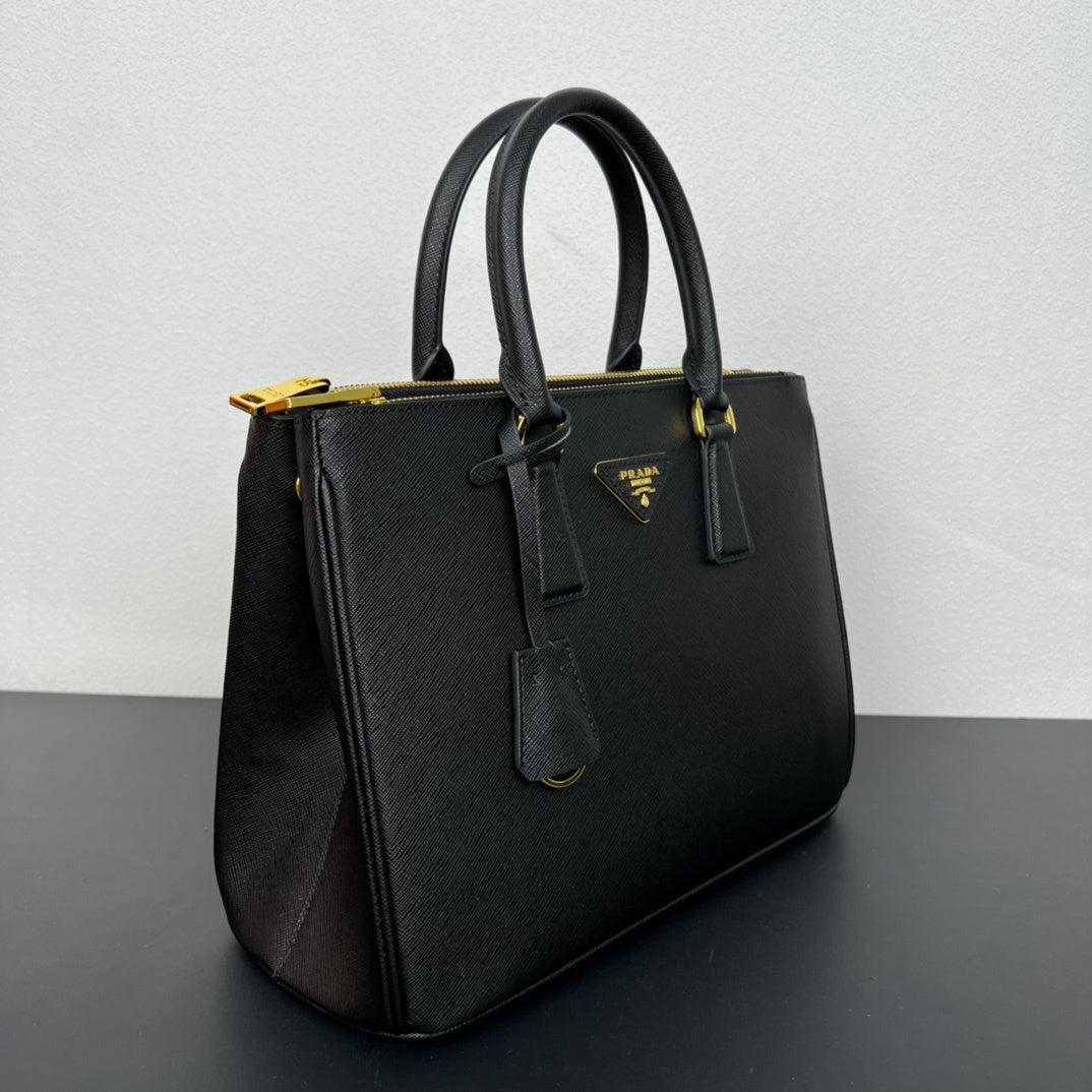 Prada Galleria Large Saffiano Leather Bag "Black"