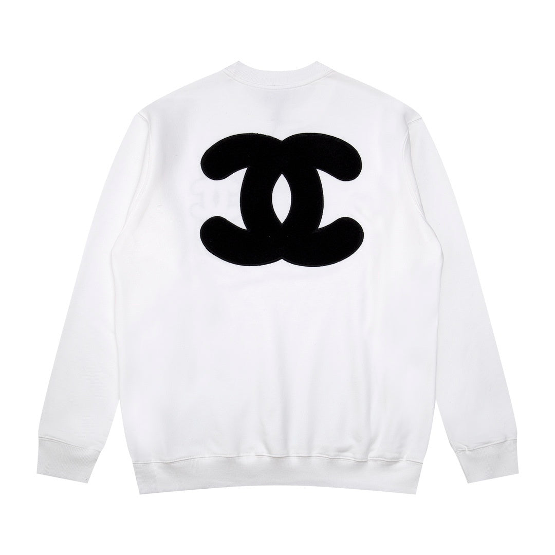 Chanel Sweatshirt "White-Black"