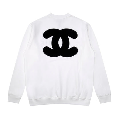 Chanel Sweatshirt "White-Black"