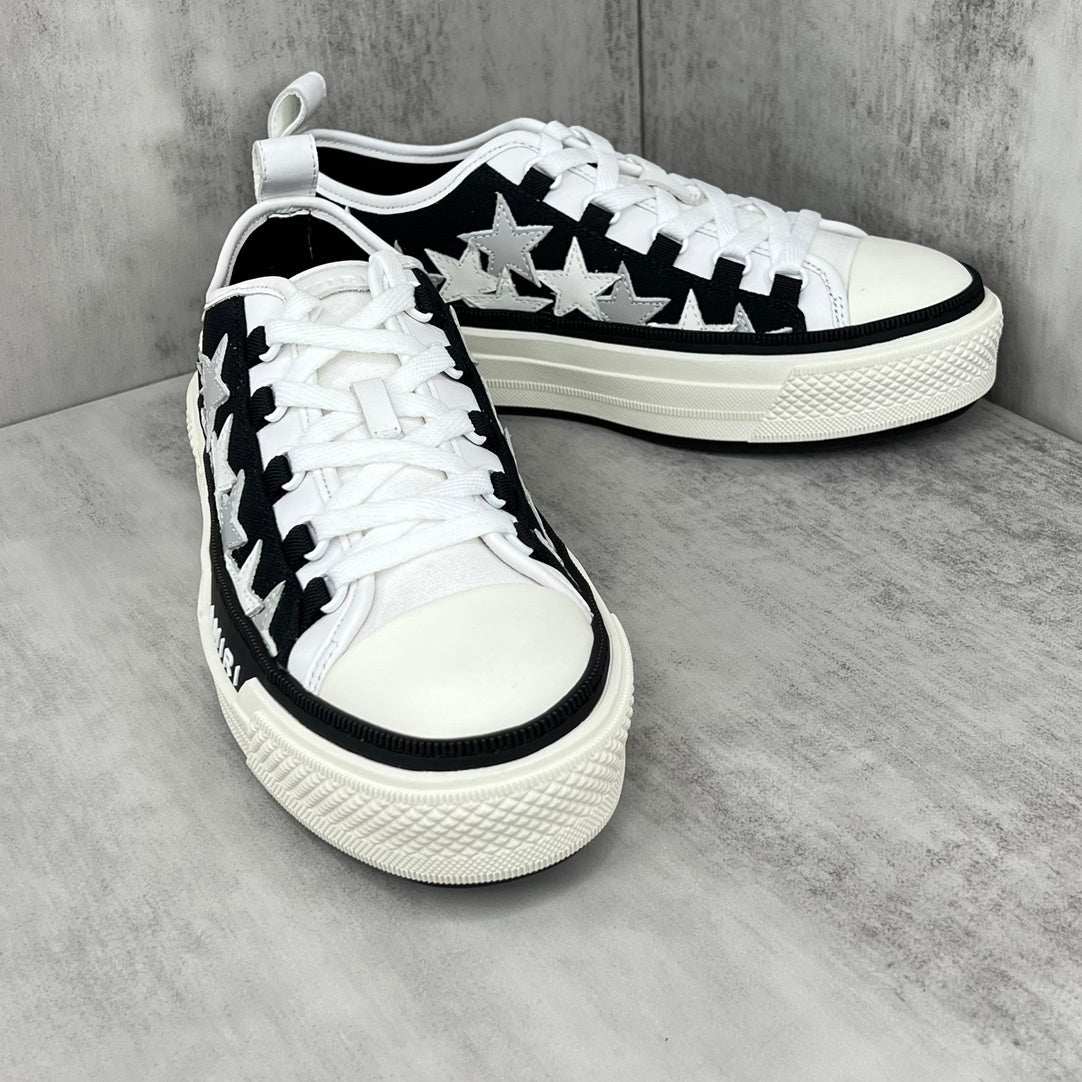 Amiri Court Low "Black-White Stars"