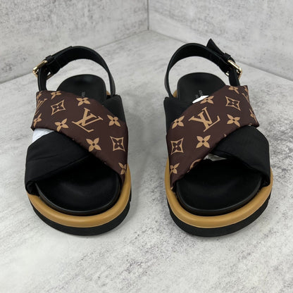 Louis Vuitton Sandals "Black-Brown-Beige"
