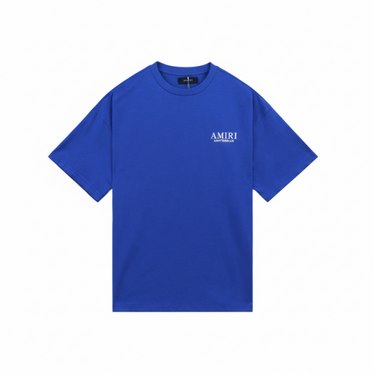 Amiri Bones Stacked T-Shirt "Blue-White"