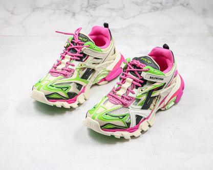 Balenciaga Track 2.0 "White-Pink-Green"