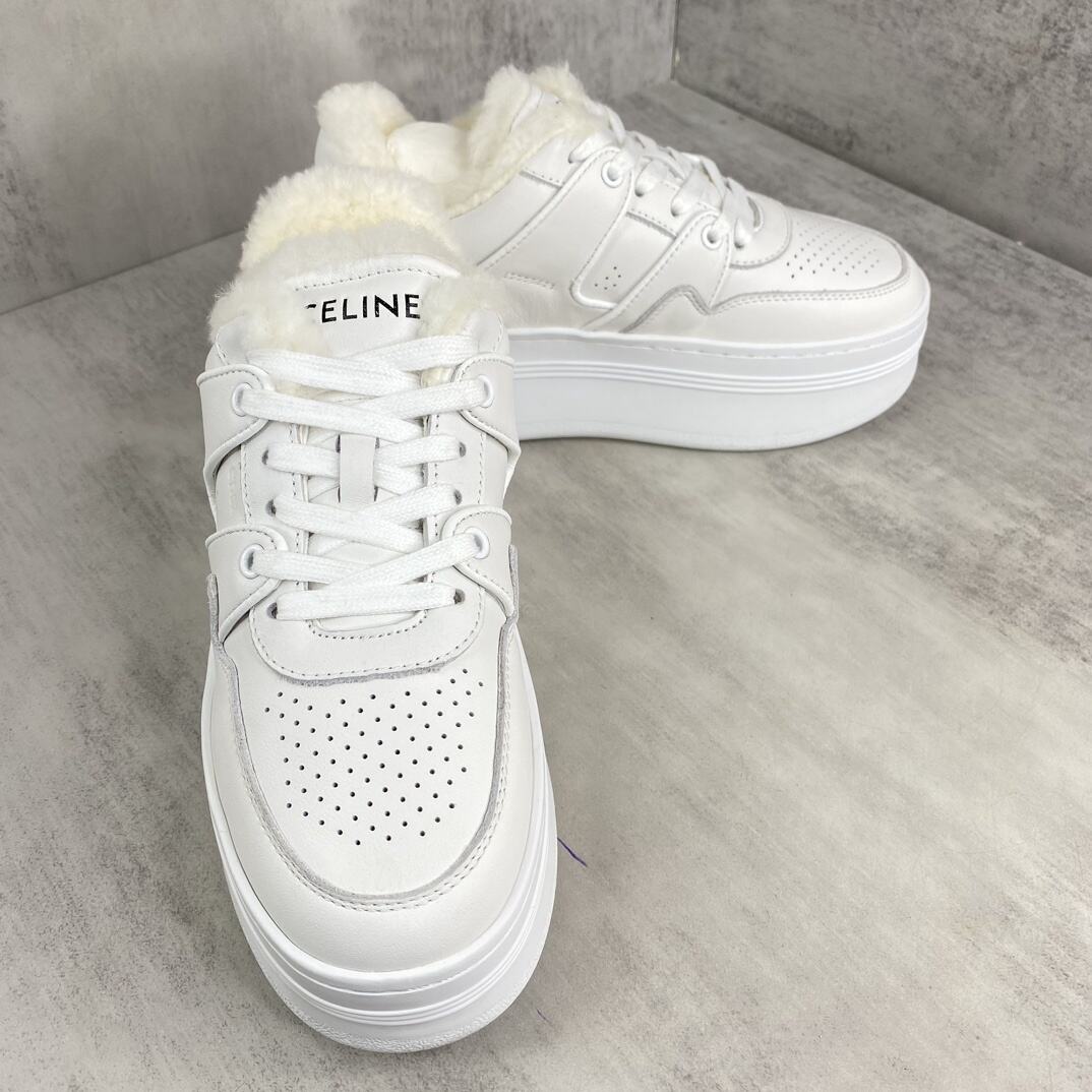 Celine Platform Low-Top "White"