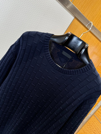 Prada Knitted Sweater "Navy Blue"