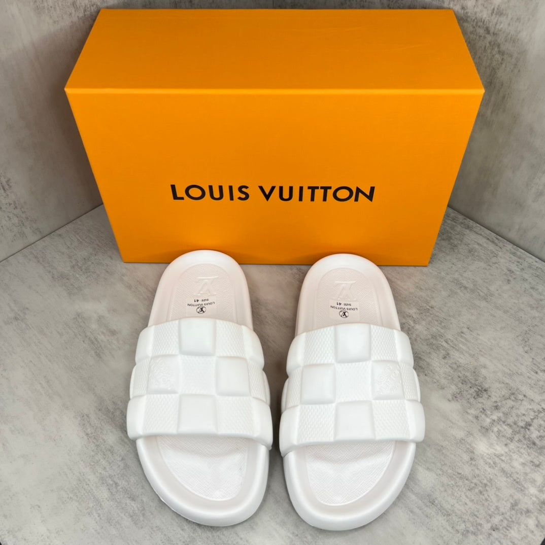 Louis Vuitton Slides "White"