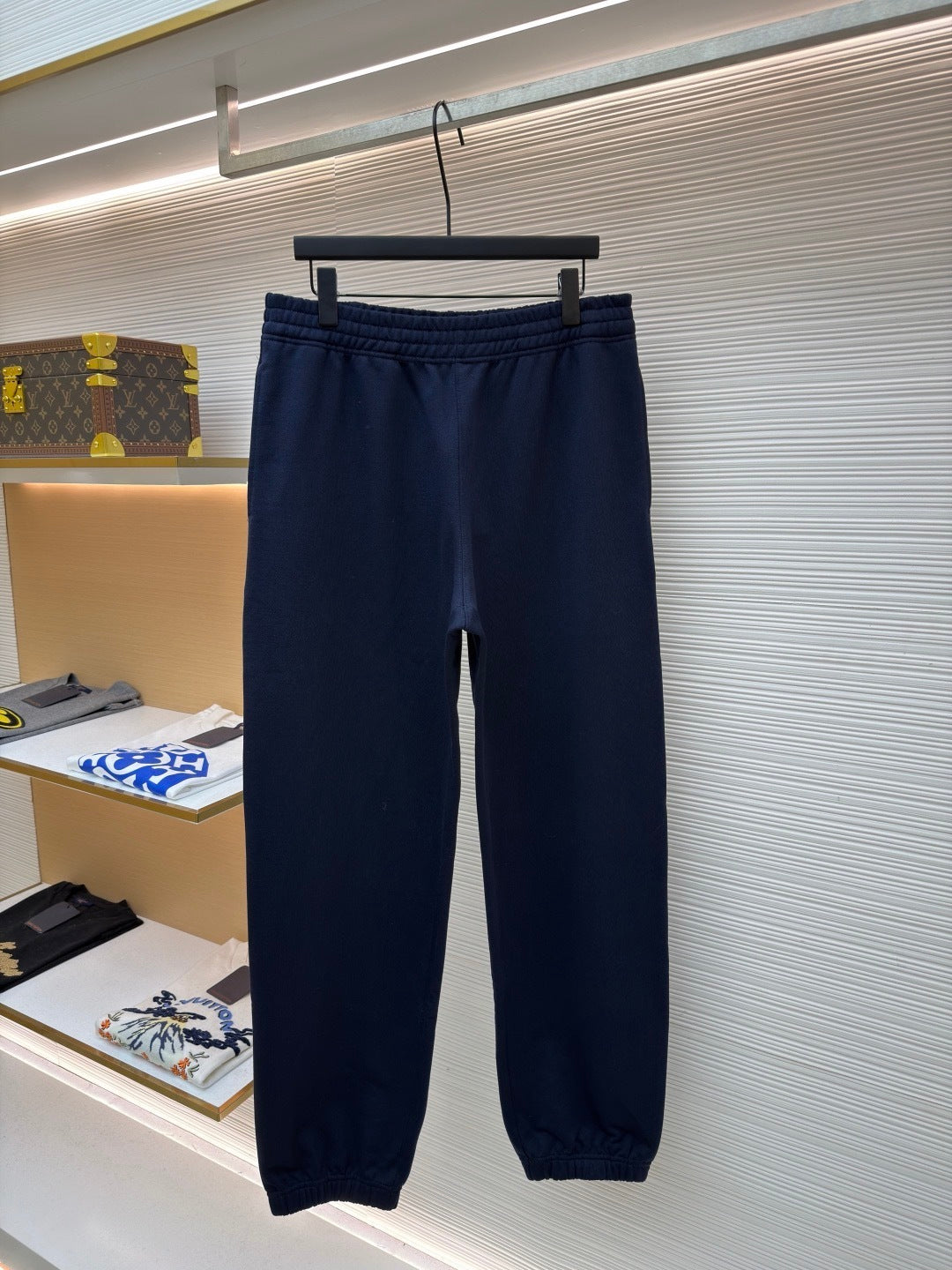 Burberry Cotton Jogging Pants "Navy Blue"
