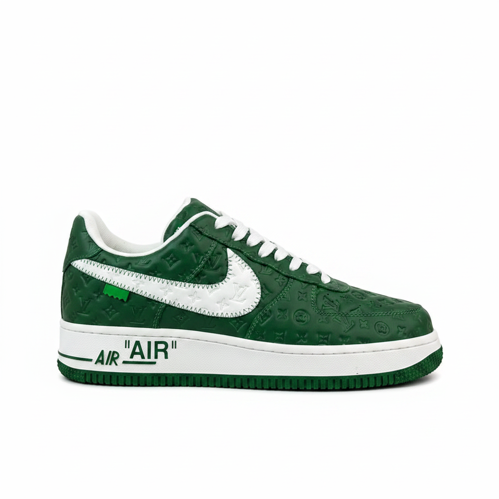 Louis Vuitton x Nike Air Force 1 "Green"