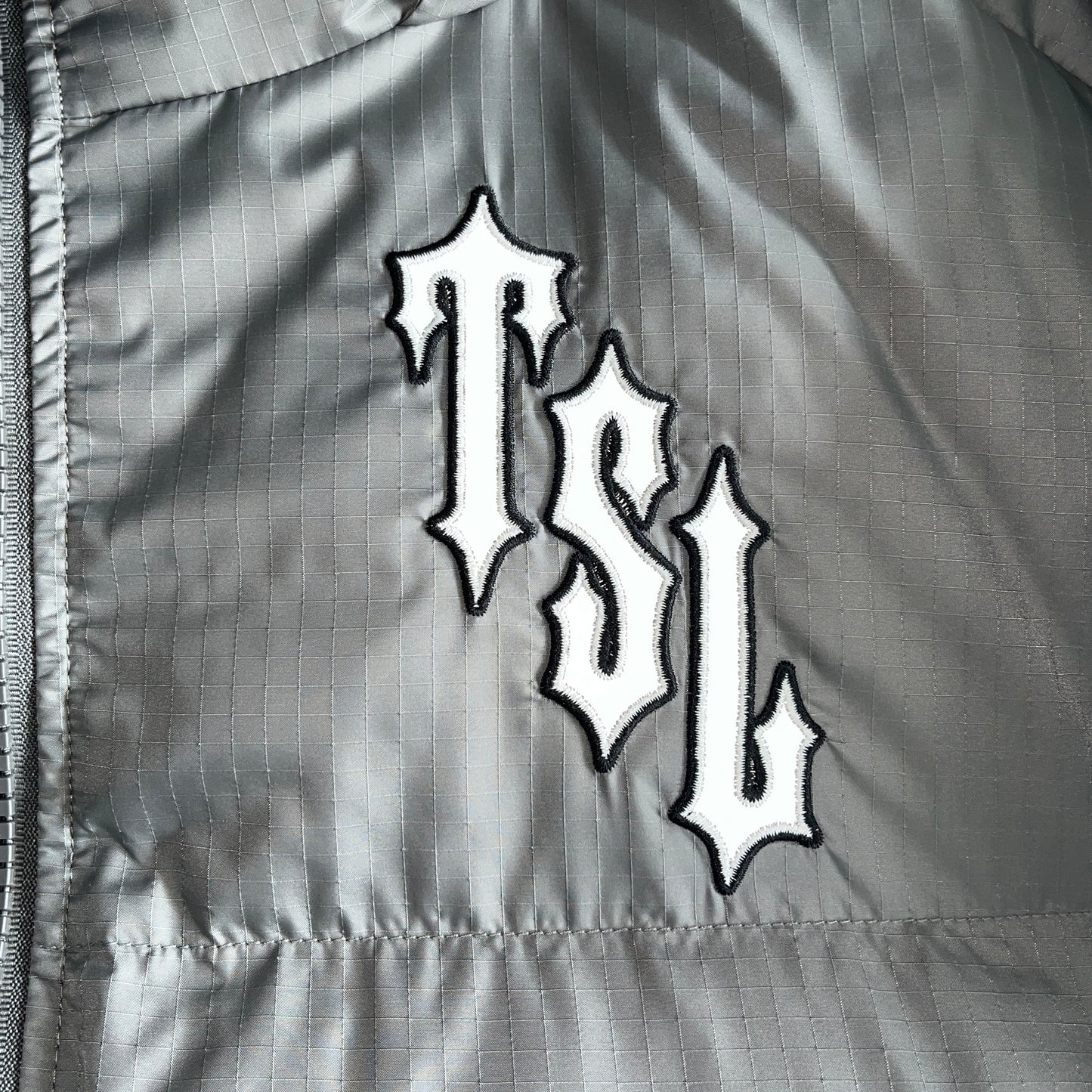 Trapstar Shooters Down Jacket "Grey-Reflective Logo"