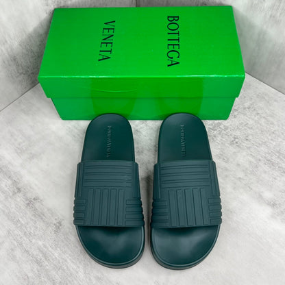 Bottega Veneta Slides "Forest Green"