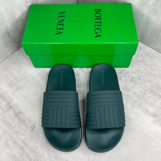Bottega Veneta Slides "Forest Green"