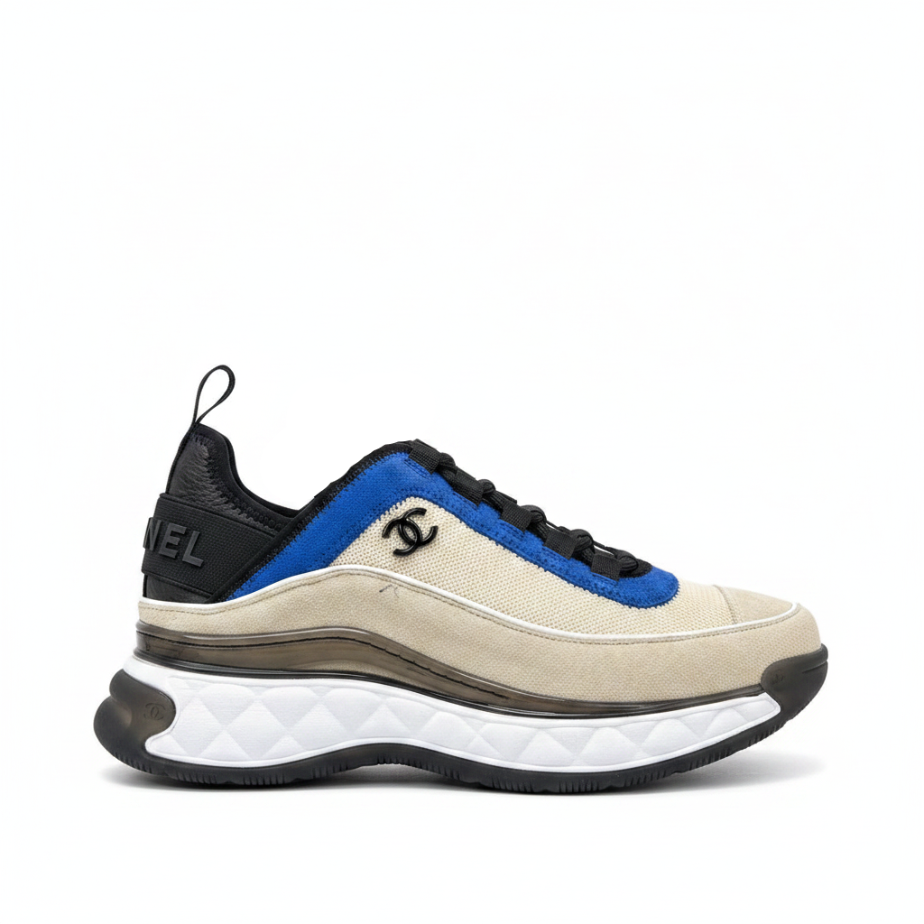 Chanel 22B "Beige-Blue-Black"