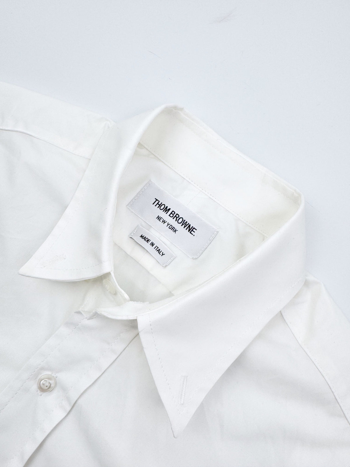 Thom Browne Cotton Armband Shirt "White"