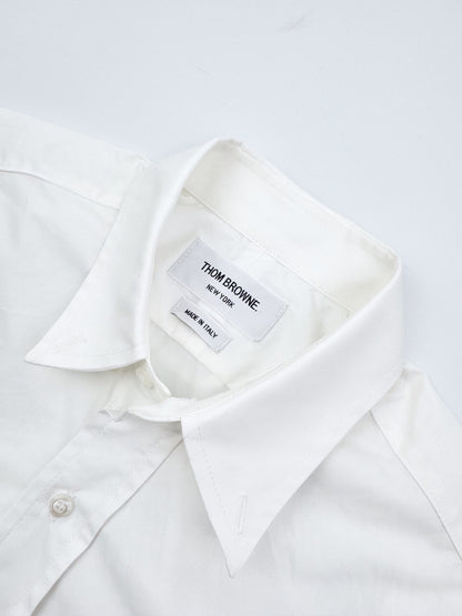 Thom Browne Cotton Armband Shirt "White"