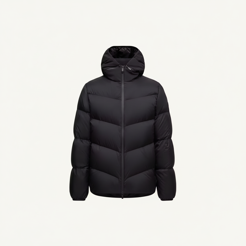 Moncler Forez Hooded Short Down Jacket "Black"