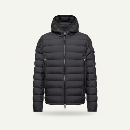 Moncler Galion Hooded Short Down Jacket "Black"