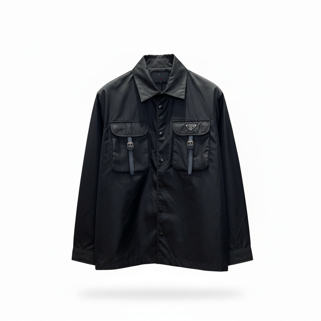 Prada Re-Nylon Shirt "Black"