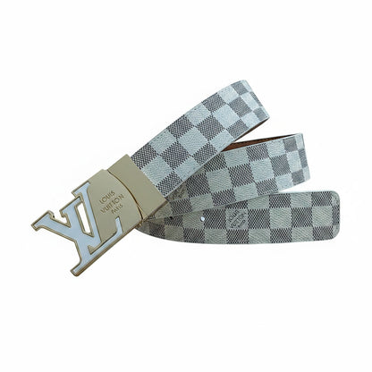 Louis Vuitton Leather Belt "White"