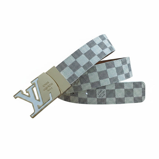 Louis Vuitton Leather Belt "White"