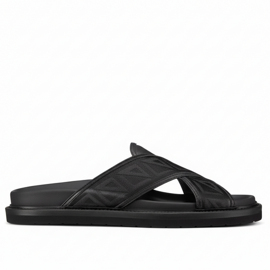 Dior Aqua Slides "CD Diamond Black"