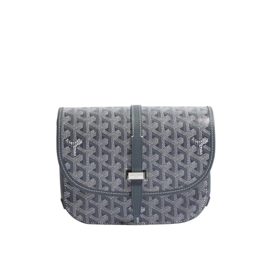 Goyard Belvedere PM Leather Handbag