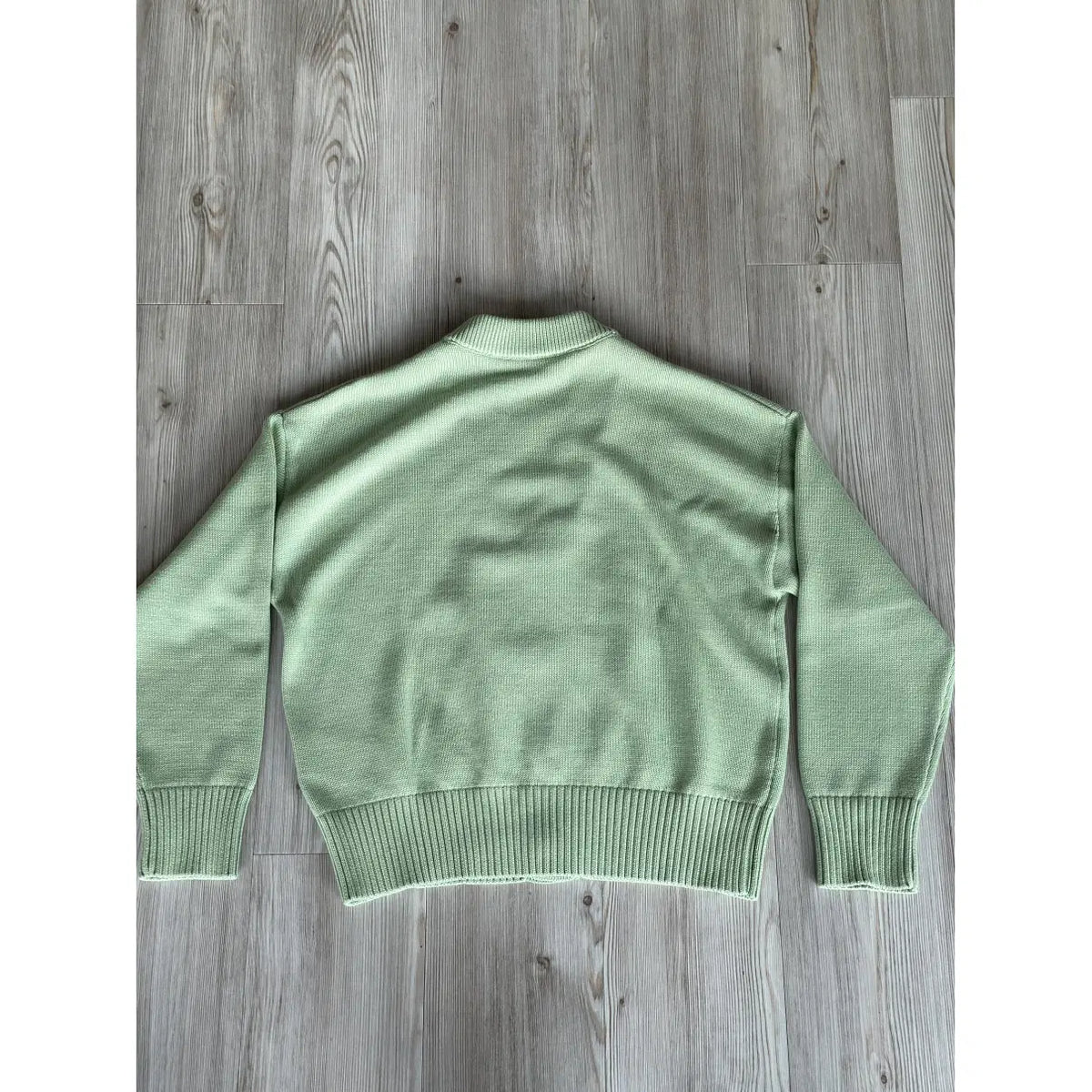 AMI Paris Ami De Coeur Cardigan "Light Green"