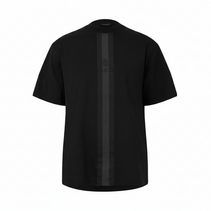 Gucci Cotton T-shirt with Muted Web "Black"