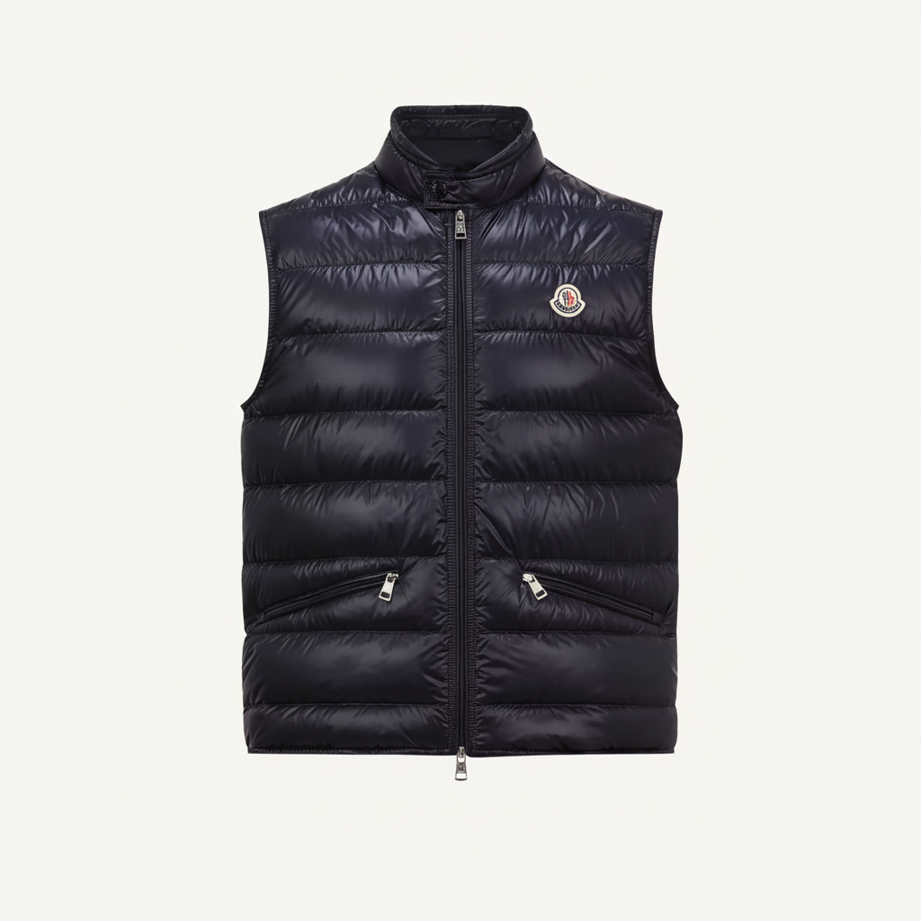 Moncler Gui Down Vest "Night Blue"