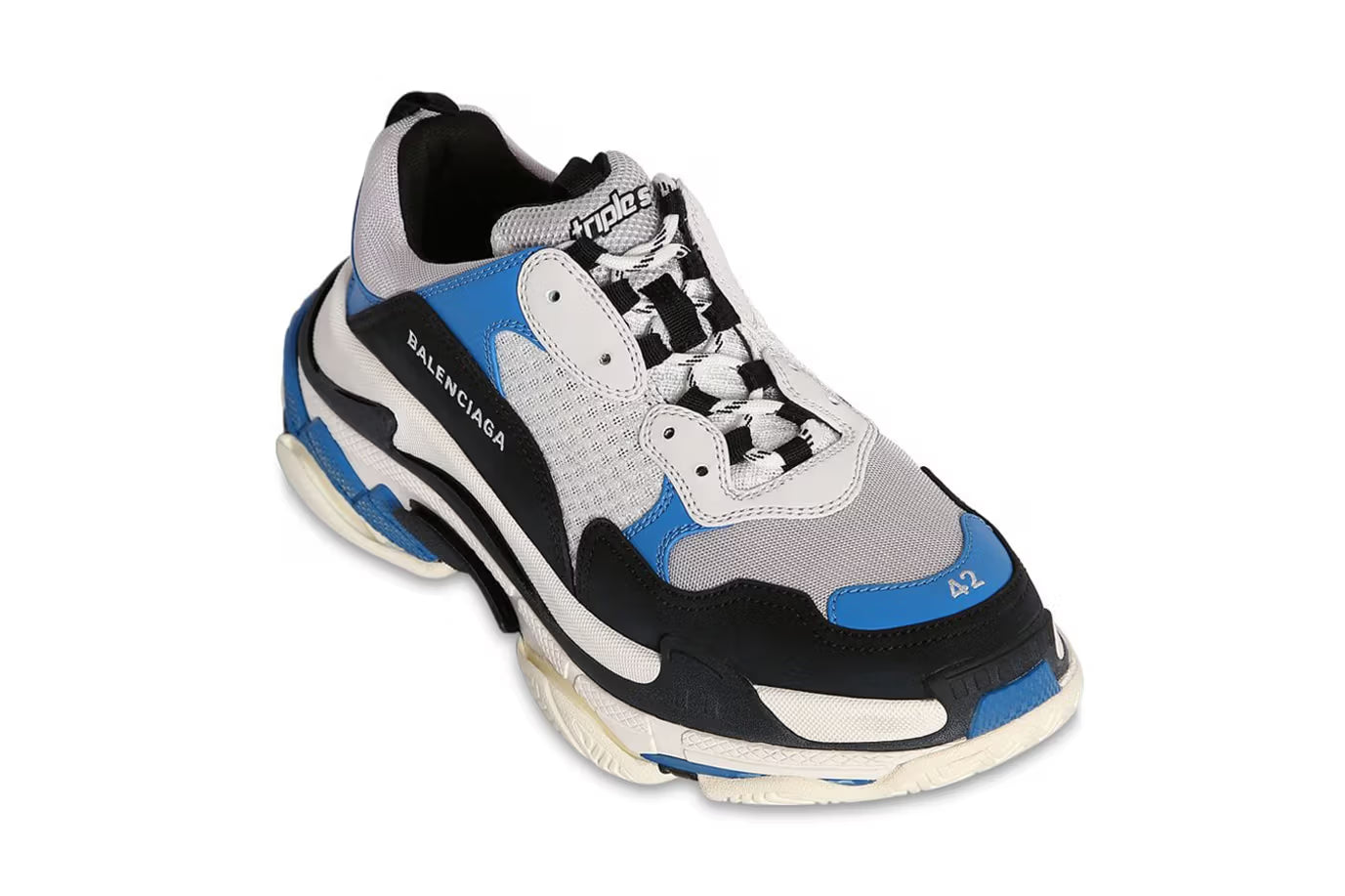 Balenciaga Triple S "Black-Blue"