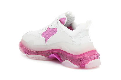 Balenciaga Triple S "White-Clear Sole Pink"