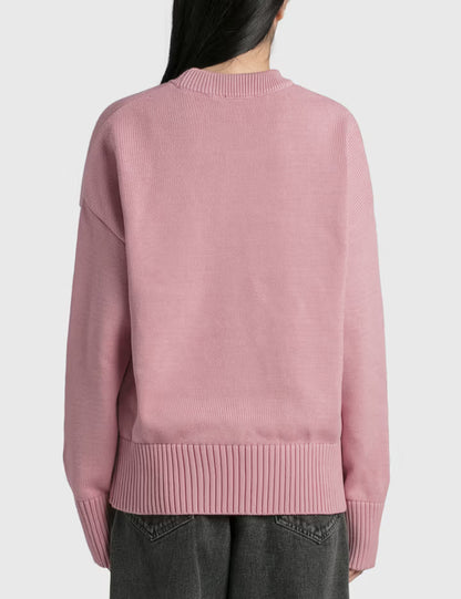 AMI Paris Ami De Coeur Sweater "Pink"