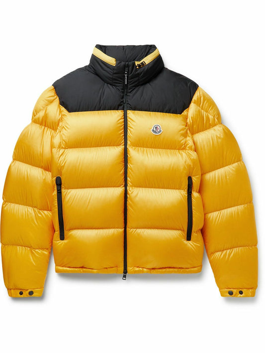 Moncler Peuplier Down Jacket "Yellow-Black"