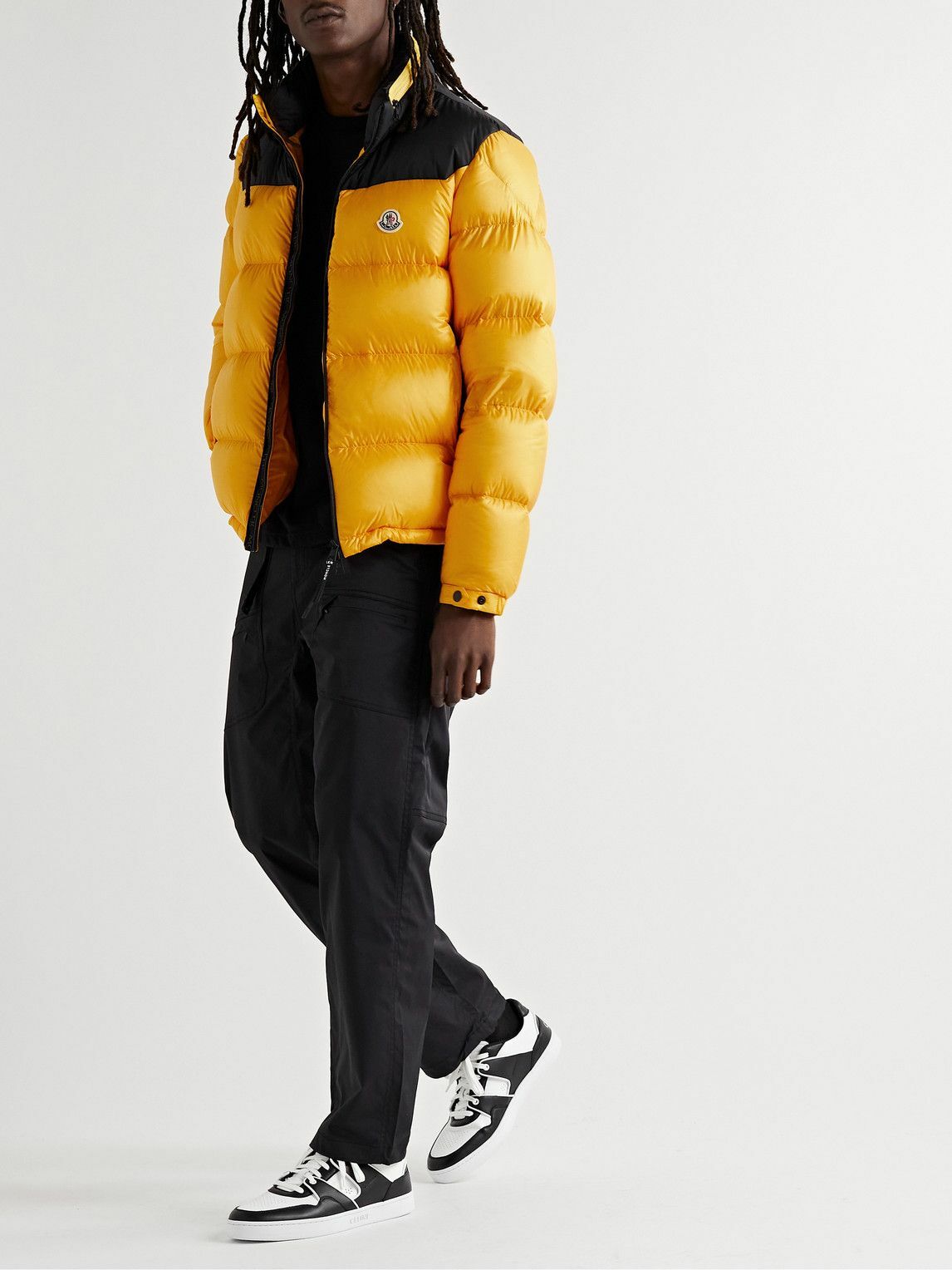 Moncler Peuplier Down Jacket "Yellow-Black"