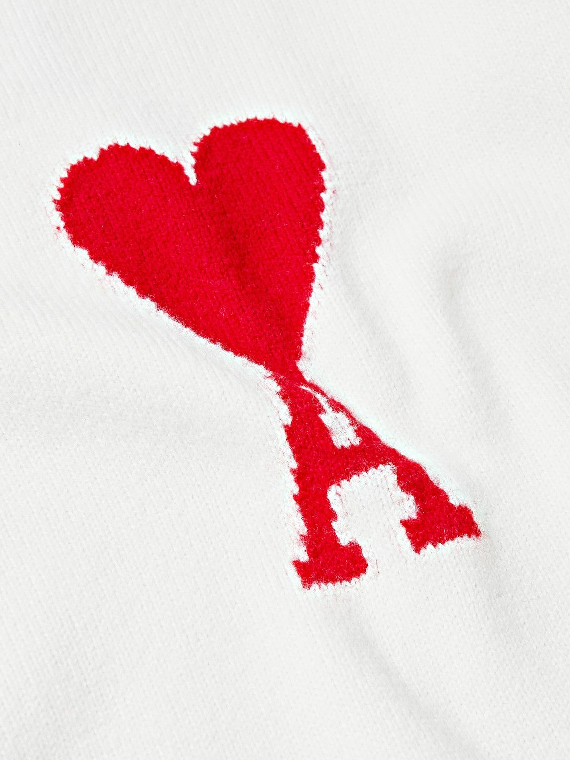 AMI Paris Ami De Coeur Sweater "White"