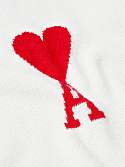 AMI Paris Ami De Coeur Sweater "White"