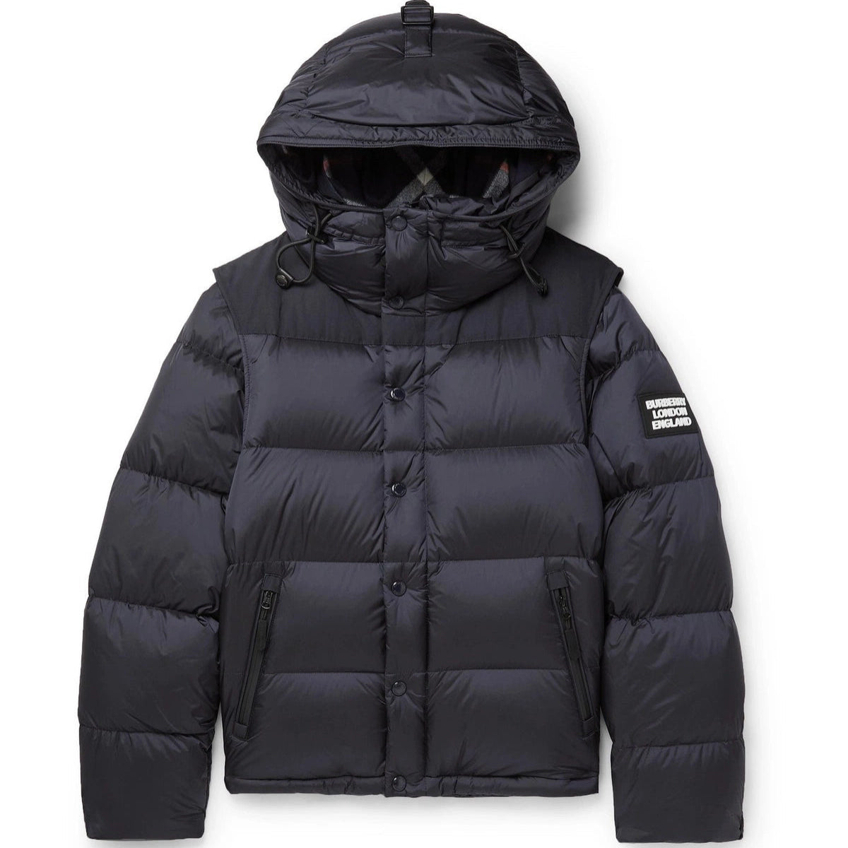 Burberry Lockwell Detachable Sleeve Down Jacket "Black"