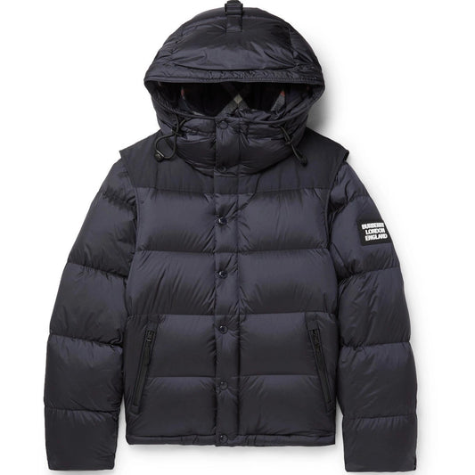 Burberry Lockwell Detachable Sleeve Down Jacket "Black"