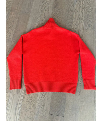 AMI Paris Ami De Coeur Turtleneck Sweater "Red"