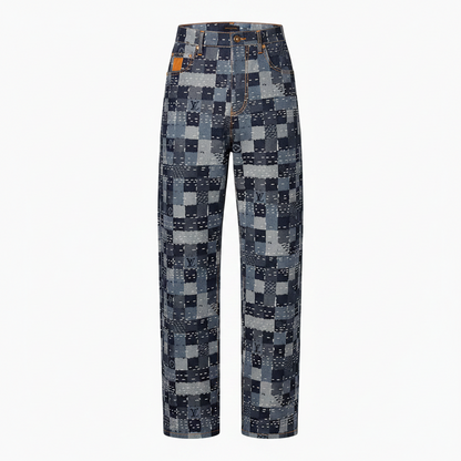 Louis Vuitton Damier Denim Skate Pants
