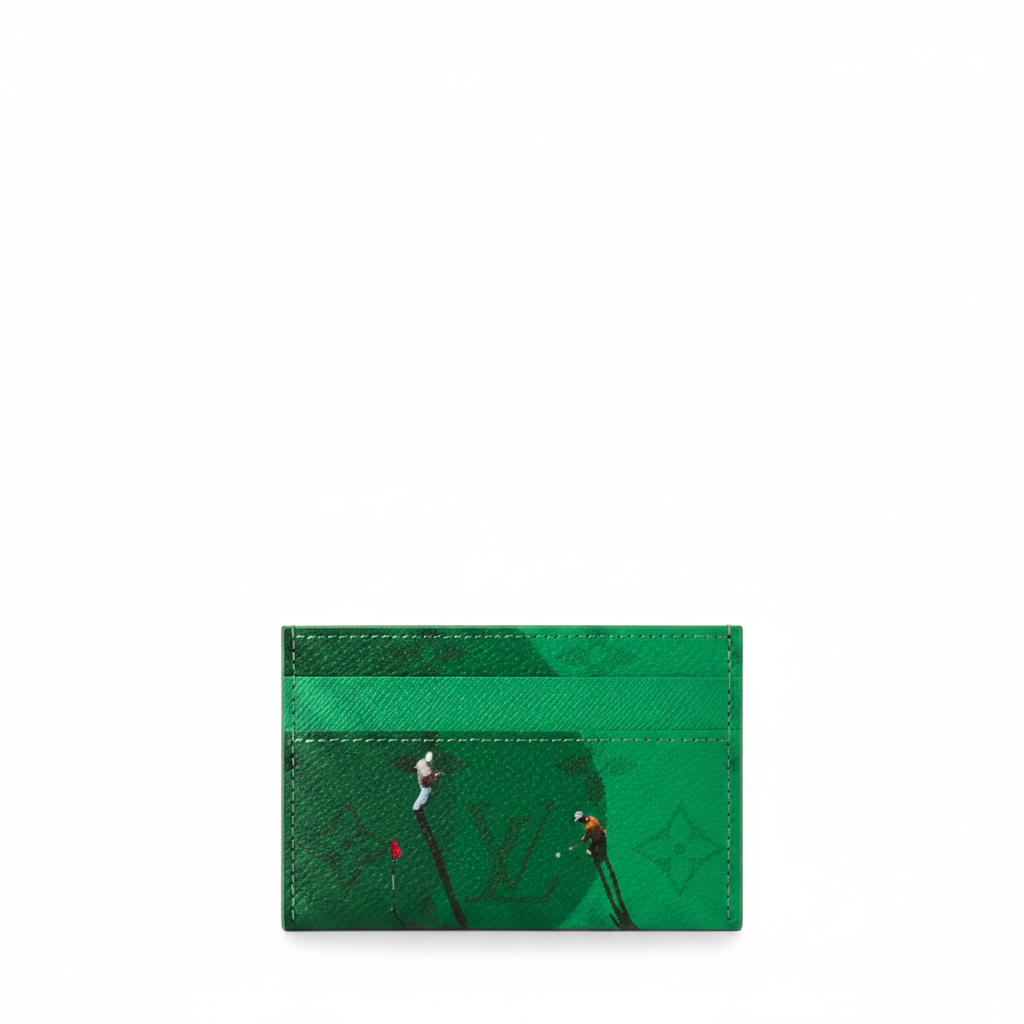 Louis Vuitton Double Card Holder "Vert"