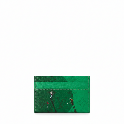 Louis Vuitton Double Card Holder "Vert"