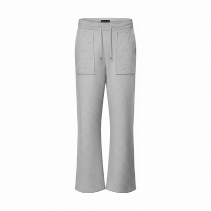 Louis Vuitton Embossed Signature Detail Pants "Grey"